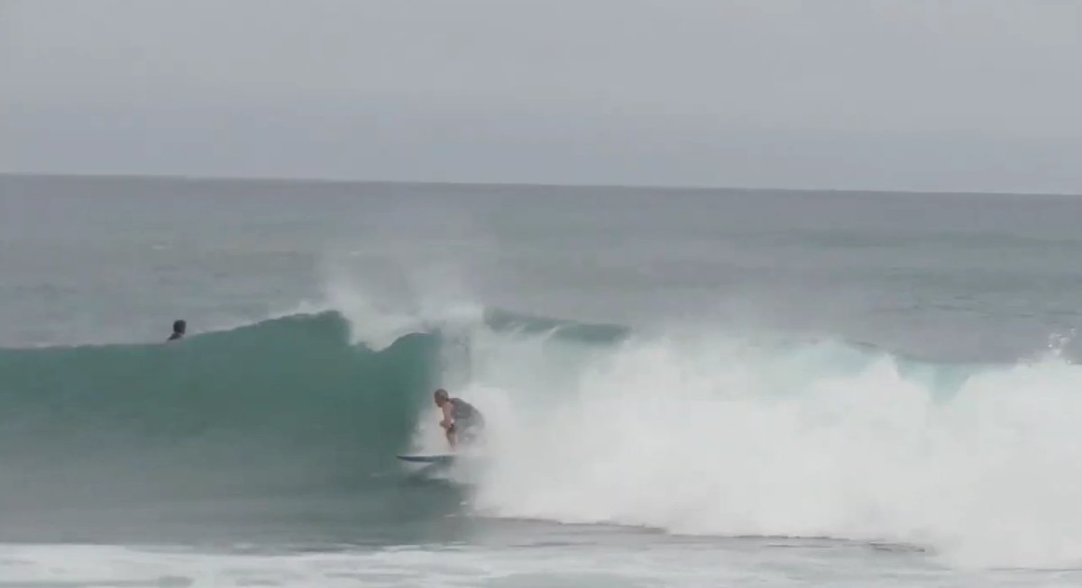 Pulling into an Oakura barrel, Oakura surf spot, Taranaki / SH45, New Zealand.
