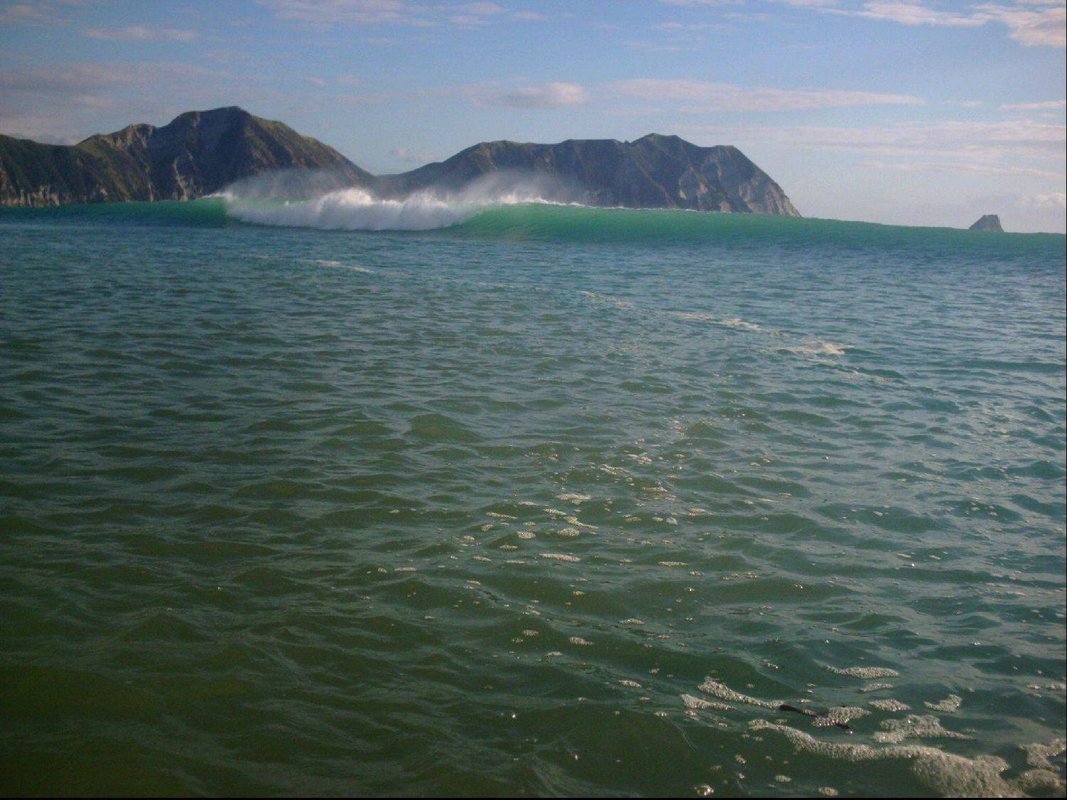 Ūawa / Tolaga Bay surf, Ūawa / Tolaga Bay surf spot, Gisborne / East Cape, New Zealand.